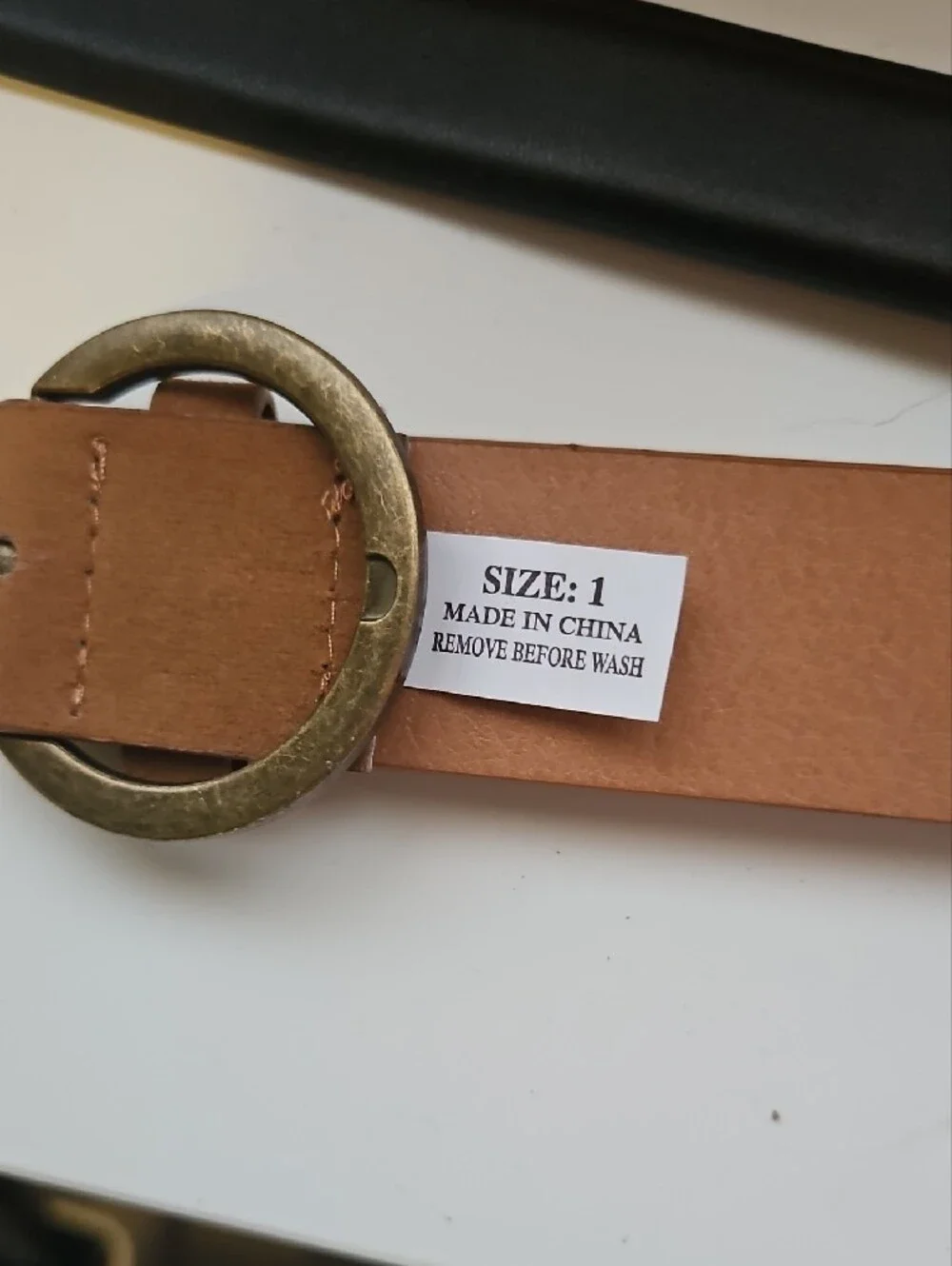 NWOT Wallflower Brown Leather Belt with Silver Floral Studs